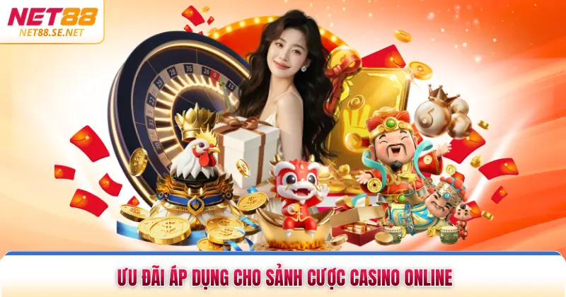 Khuyến Mãi Hoàn Trả NET88 Không Giới Hạn Trong Năm 2026 Ưu đãi áp dụng cho sảnh cược casino online